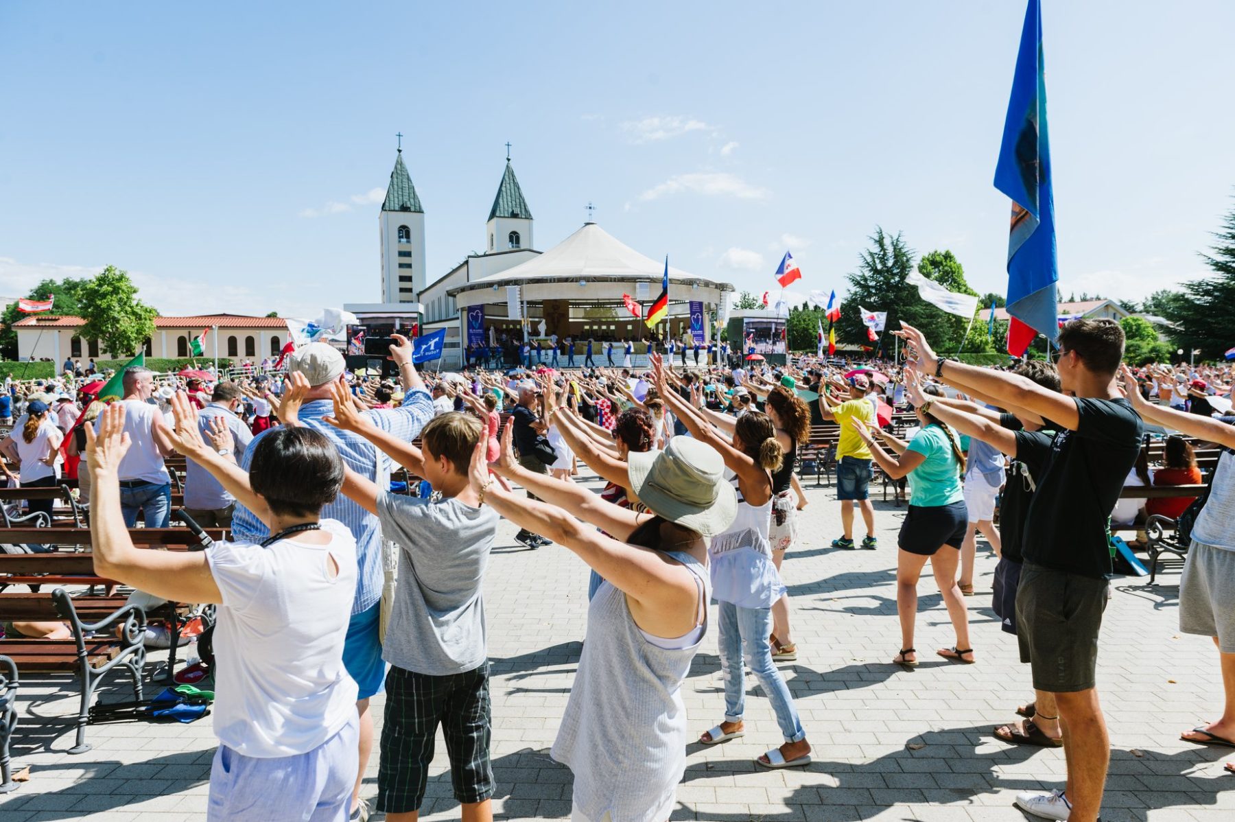 З0 Младіфест в Меджуґорії, 1-4 день. Фоторепортаж