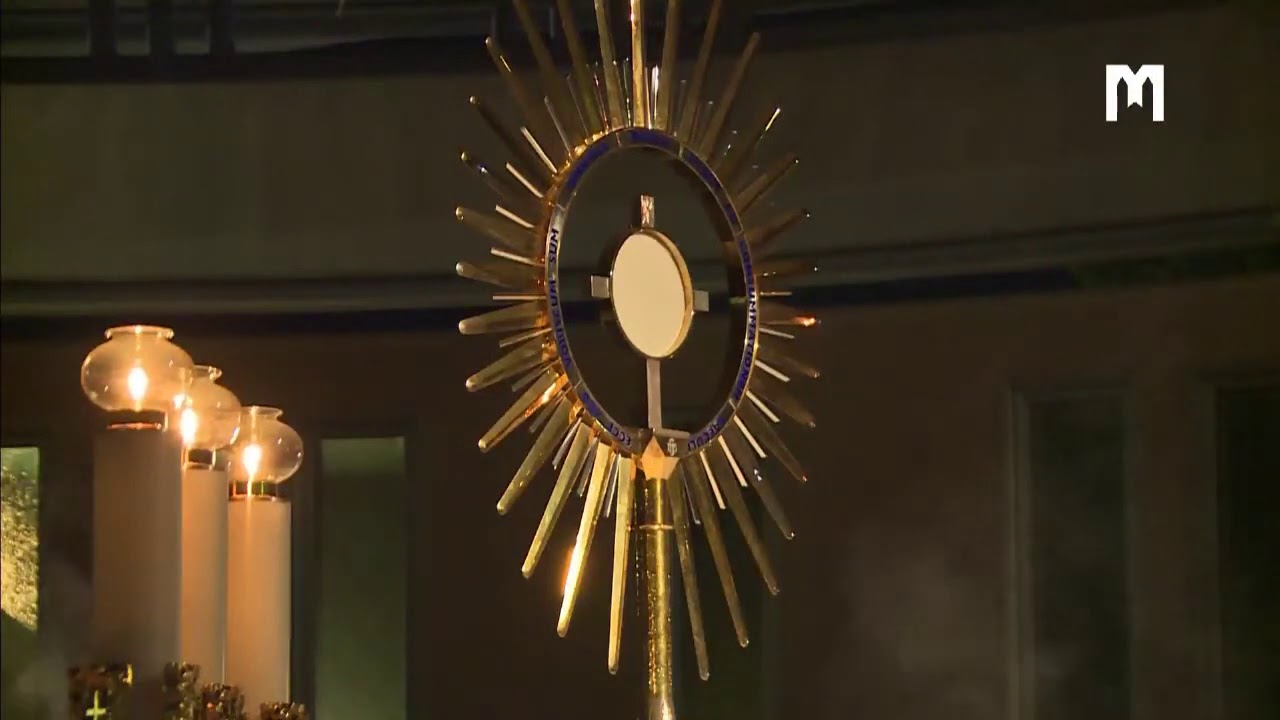 Адорація Пресвятих Дарів. Младіфест, Меджуґор’є 01.08.2020