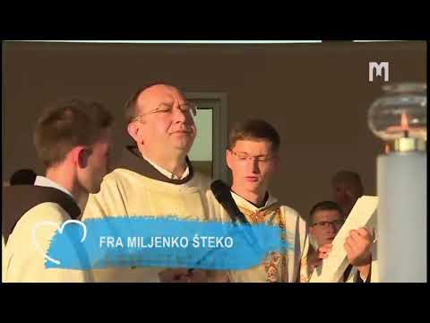 Свята Меса, яку очолив провінціал о. Міленко Штеко, OFM. Младіфест, Меджуґор’є 02.08.2020