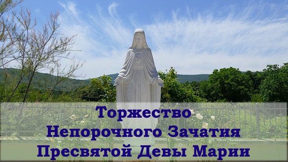 Урочистість Непорочного Зачаття Пресвятої Діви Марії – 8.12.2021