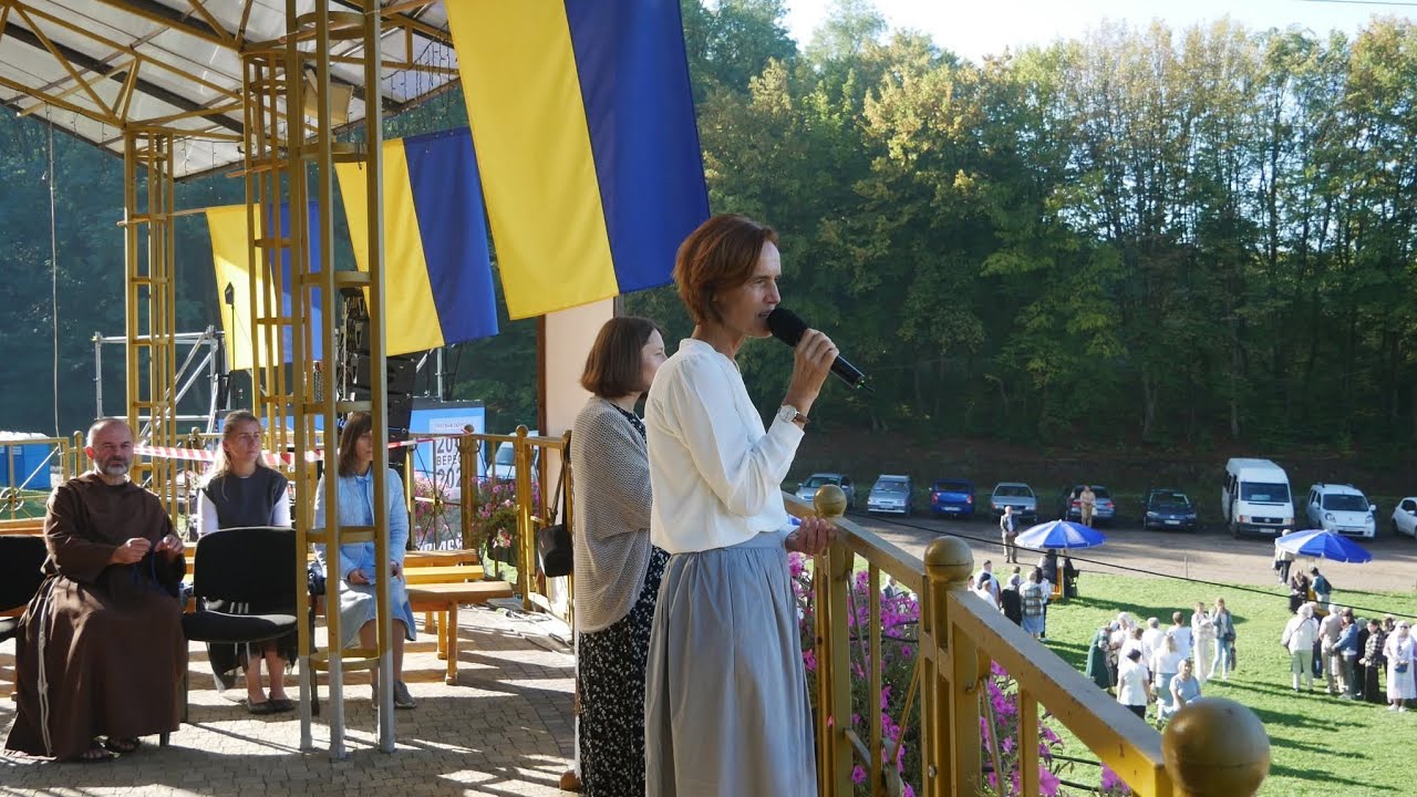 Свідчення Терезії Гажіової на 30ій ювілейній Міжнародній прощі вервиці в Погоні, 21 вересня 2025 р.